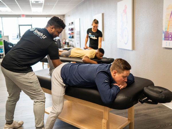 Stretch Tech stretching client