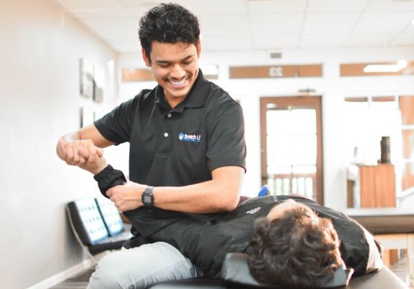 assisted wrist stretch